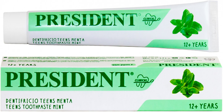 President зуб. паста Menta (12+лет) 50мл Производитель: Италия Betafarma S.p.A